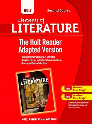 Image for Holt Elements of Literature: The Holt Reader, Adapted Version Second Course