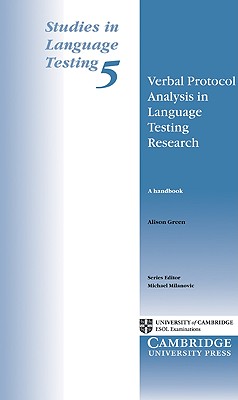 Image for Verbal Protocol Analysis in Language Testing Research A Handbook