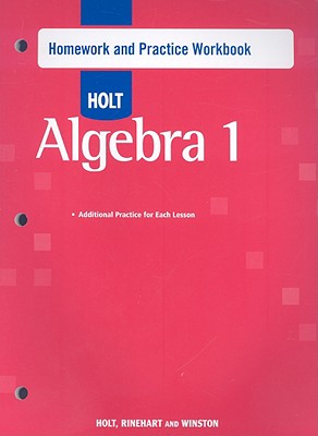 Algebra 1: Homework and Practice Workbook
