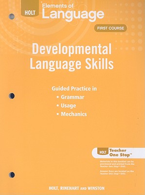 Elements of Language: Developmental Language Skills Grade 7