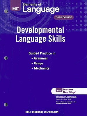 Elements of Language: Developmental Language Skills