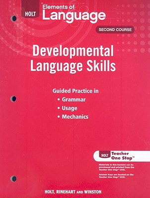 Elements of Language: Developmental Language Skills Grade 8