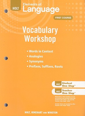 Holt Traditions Vocabulary Workshop