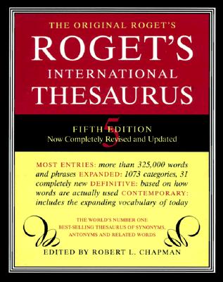 Image for Roget International Thesaurus