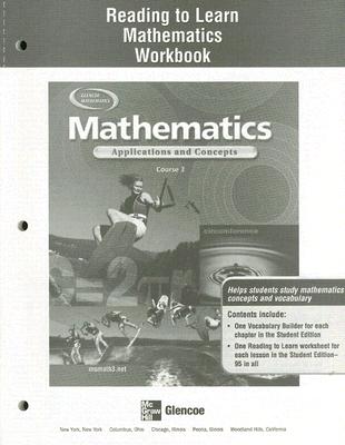 Mathematics: Applications and Concepts, Course 3, Reading to Learn Mathematics Workbook
