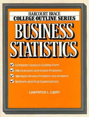 Image for Business Statistics (Harcourt Brace Jovanovich College Outline Series)