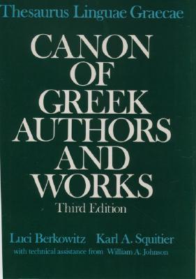 Thesaurus Linguae Graecae Canon of Greek Authors and Works
