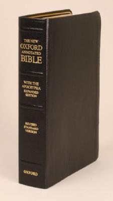Image for The New Oxford Annotated Bible with the Apocrypha, Expanded : Revised Standard Version (Genuine Leather Black 8914A)