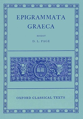 EPIGRAMMATA GRAECA Edidit D. L. Page