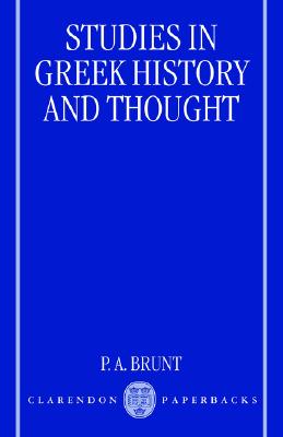 STUDIES IN GREEK HISTORY AND THOUGHT