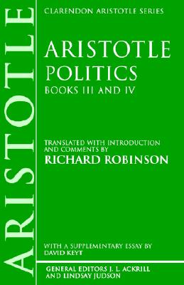 Politics; Books III & IV