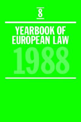 Yearbook of European Law: Volume 8: 1988
