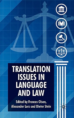 Translation Issues in Language and Law