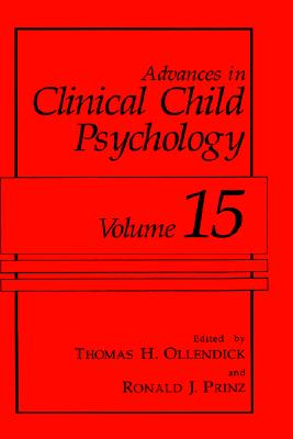 Advances in Clinical Child Psychology: Volume 15