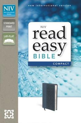NIV, ReadEasy Bible, Compact, Imitation Leather, Blue, Red Letter Edition