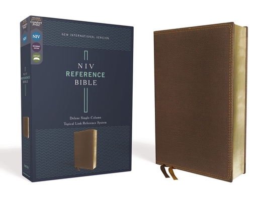 Image for NIV, Reference Bible, Deluxe Single-Column, Leathersoft, Brown, Comfort Print