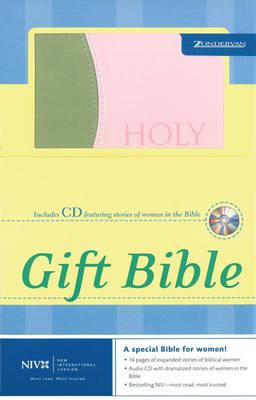 NIV Pastel Pink and Mossy Green Bible