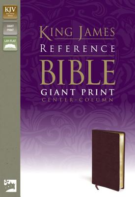 Image for KJV, Reference Bible, Giant Print, Bonded Leather, Burgundy, Red Letter Edition
