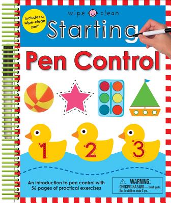 Wipe Clean: Starting Pen Control: Includes a Wipe-Clean Pen (Wipe Clean Learning Books)