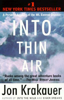 Image for Into Thin Air: A Personal Account of the Mt. Everest Disaster