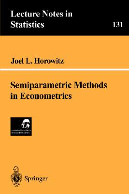 Image for Semiparametric Methods in Econometrics (Lecture Notes in Statistics)