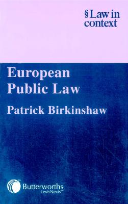 European Public Law (Law in Context)