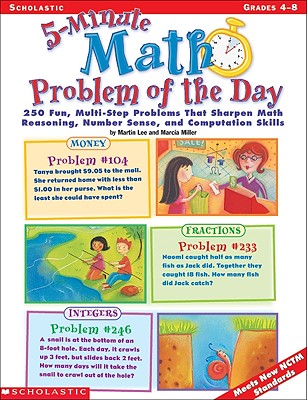 5-Minute Math Problem of the Day: 250 Multi-Step Word Problems