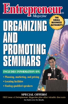 Entrepreneur Magazine: Organizing and Promoting Seminars Image for Entrepreneur Magazine: Organizing and Promoting Seminars