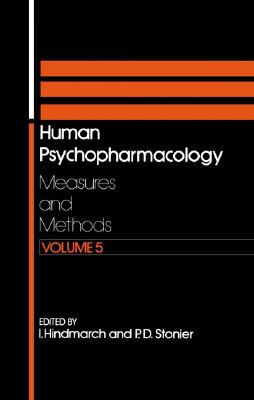 Human Psychopharmacology: Measures and Methods. Volume 5
