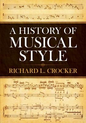 Image for A History of Musical Style (Dover Books On Music: History)