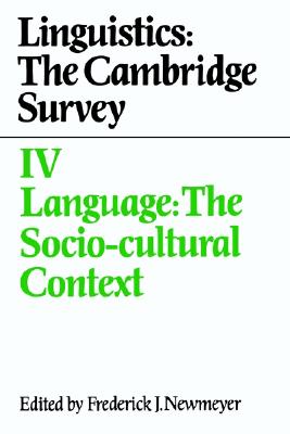 Linguistics: The Cambridge Survey