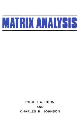 Image for Matrix Analysis Matrix Analysis