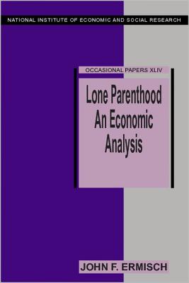 Image for Lone Parenthood : An Economic Analysis Lone Parenthood : An Economic Analysis
