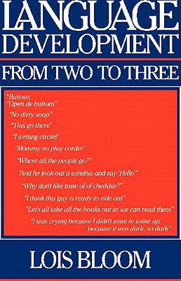 Language Development from Two to Three