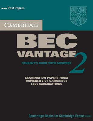Image for Cambridge BEC Vintage 2 Self Study Pack Examination Papers from University of Cambridge ESOL Examinations