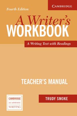 Writer's Workbook Teacher's Manual An Interactive Writing Text Image for Writer's Workbook Teacher's Manual An Interactive Writing Text