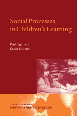 Social Processes in Children's Learning (Cambridge Studies in Cognitive and Perceptual Development)