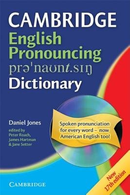 Cambridge English Pronouncing Dictionary Paperback with CD-ROM for Windows