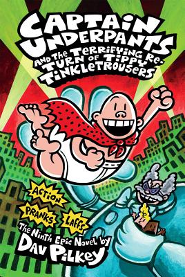 MerryMakers Captain Underpants Soft Superhero Toy, 10-Inch, from the  bestselling comic book series by Dav Pilkey, Red