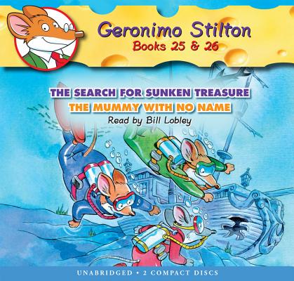 Geronimo Stilton #25-26: the Search for Sunken Treasure / the Mummy with No Name - Audio Library Edition