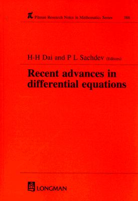 Image for Recent Advances in Differential Equations (Pitman Research Notes in Mathematics Series, 386) Recent Advances in Differential Equations (Pitman Research Notes in Mathematics Series, 386)