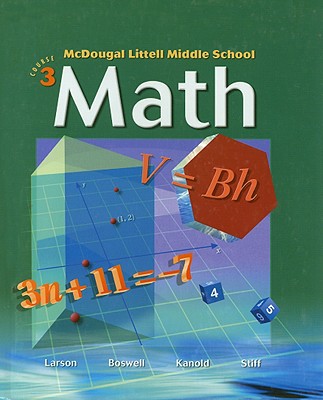 Image for McDougal Littell Middle School Math, Course 3: Student Edition 2004 2004 McDougal Littell Middle School Math, Course 3: Student Edition 2004 2004