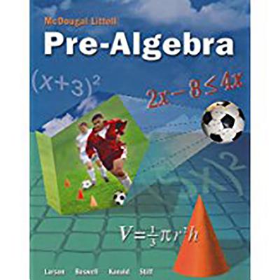 Pre-algebra, Grades 7-8: Mcdougal Littell Middle School Math
