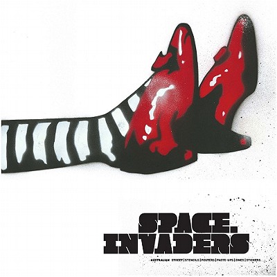 Space Invaders: Australian Street Stencils Posters Paste-ups Zines Stickers