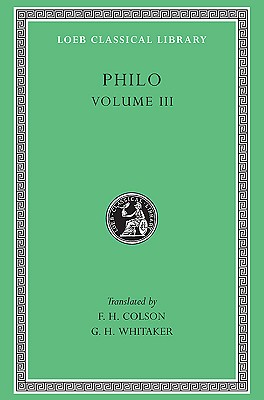 Image for PHILO; Volume III PHILO; Volume III