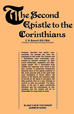 Image for A Commentary on The Second Epistle to the Corinthians