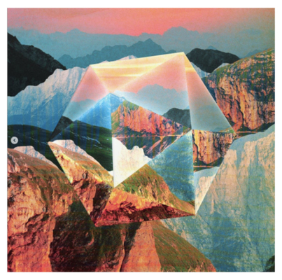 Galison Nature's Prism 500 Piece Puzzle Featuring Prisms Superimposed Over Vibrant Canyon Filled Landscapes