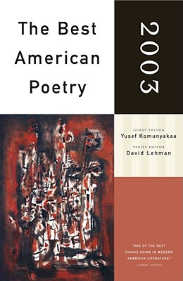 The Best American Poetry 2003