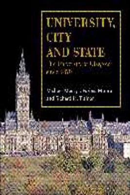 University, City and State: The University of Glasgow since 1870