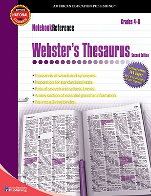 Notebook Reference Webster's Thesaurus: Second Edition